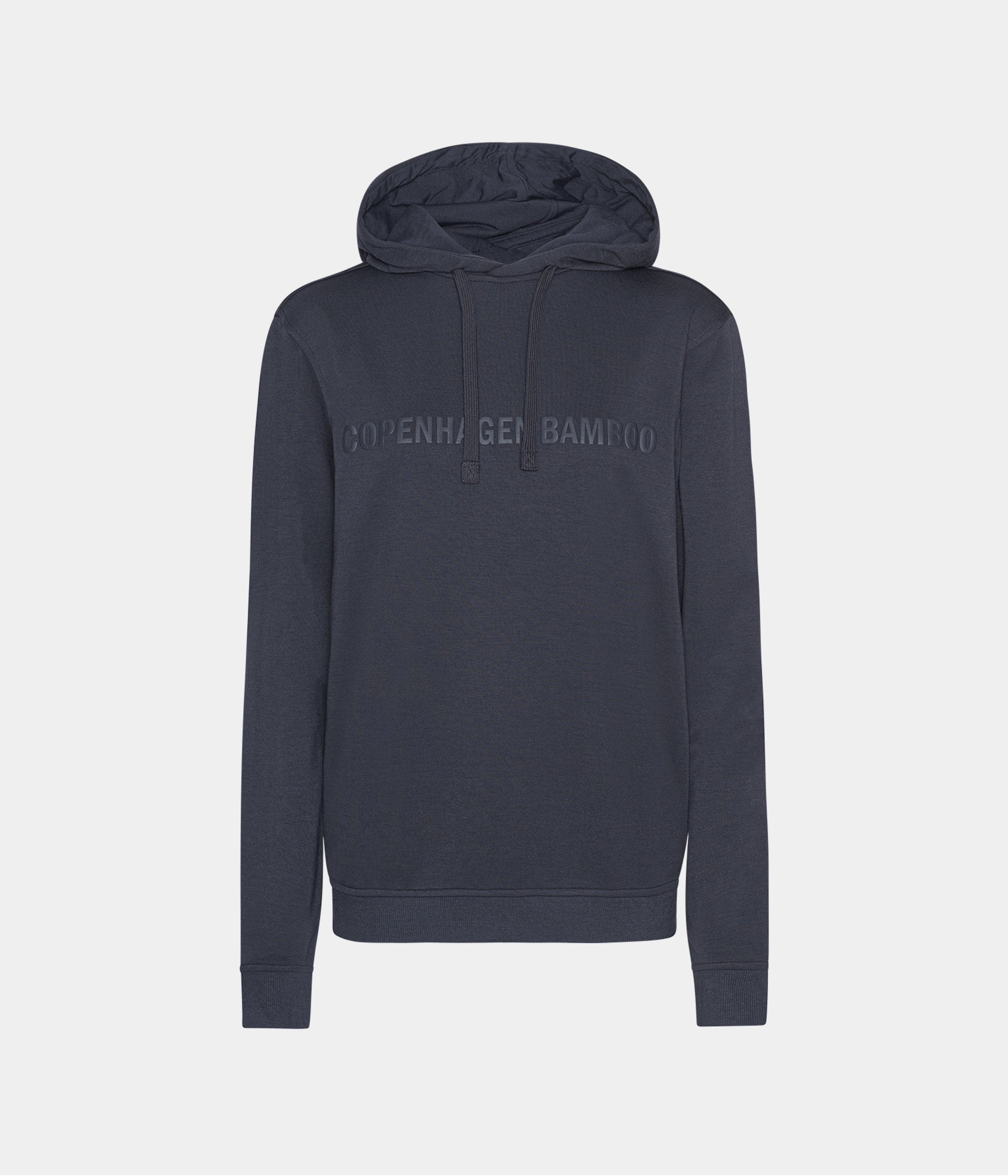 Mørkegrå bambus hoodie med logo XS   Copenhagen Bamboo