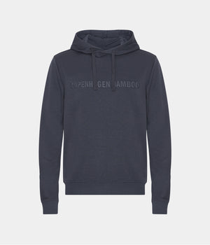 Mørkegrå bambus hoodie med logo XS   Copenhagen Bamboo