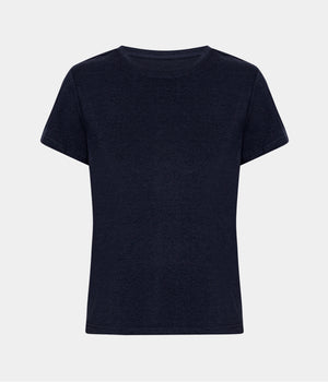 Navy kortærmet bambus T-shirt S   Copenhagen Bamboo